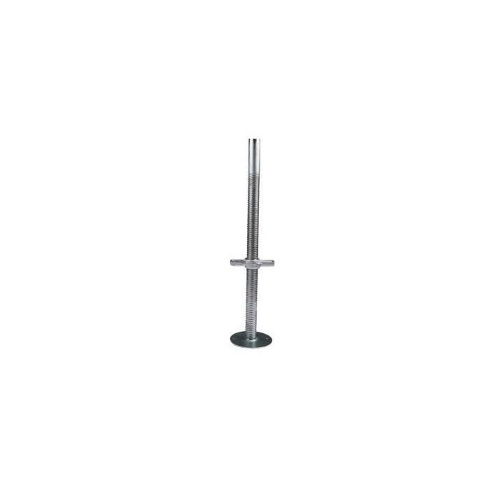 Basette regolabili zincate per ponteggio (10 pz)